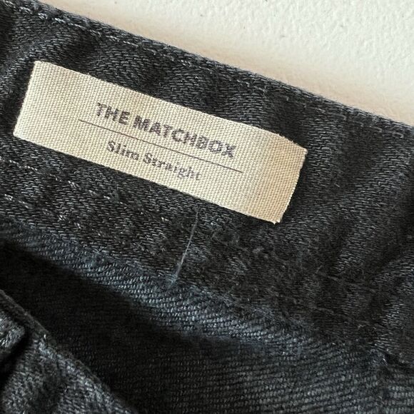 AG Adriano Goldschmied Jeans Mens 36x34 Black The Matchbox Slim Straight Leg - Picture 5 of 12